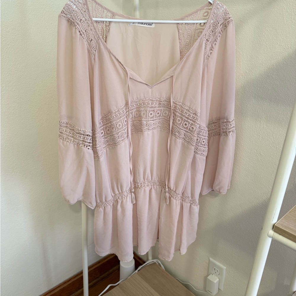 Elegant Pink Women's Top